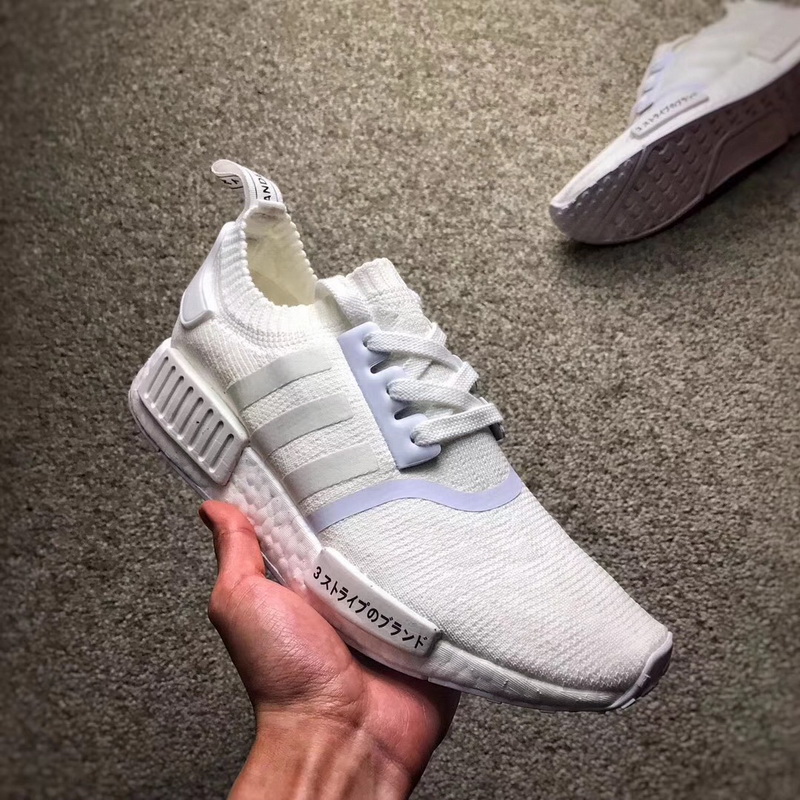 Authentic Adidas NMD R1 Primekint Triple White